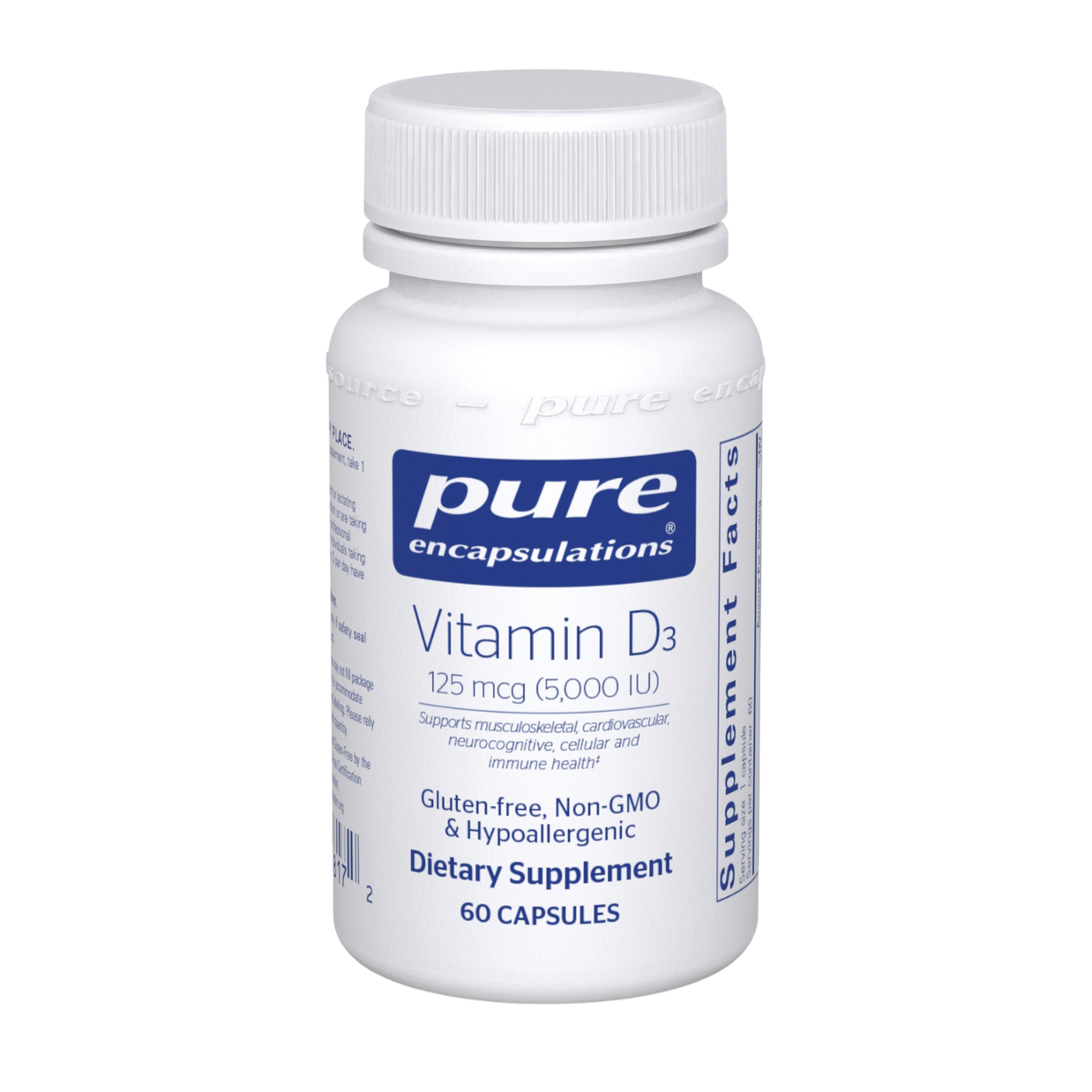Vitamin D3 125 mcg (5,000 IU)