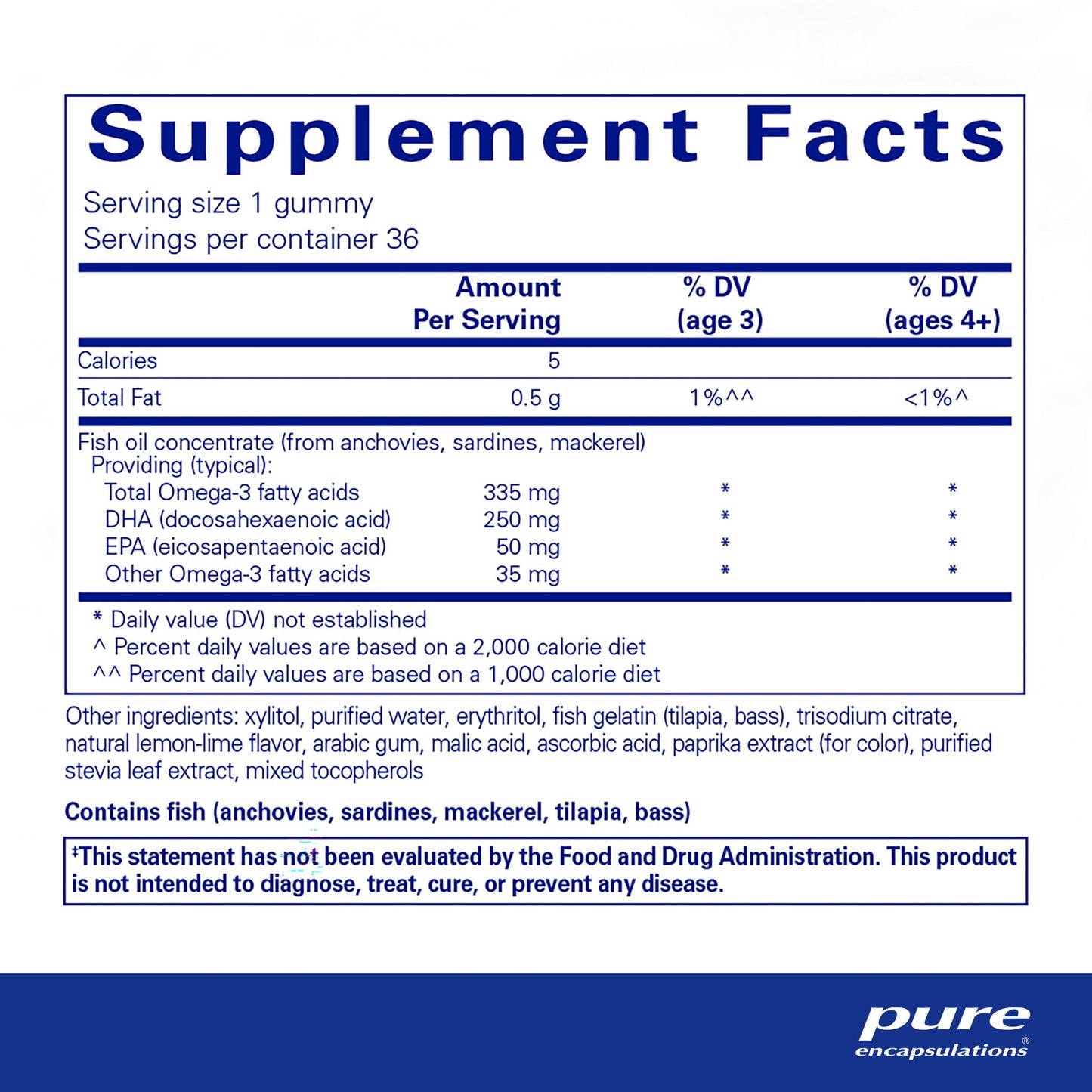 PureNutrients EPA/DHA Gummy